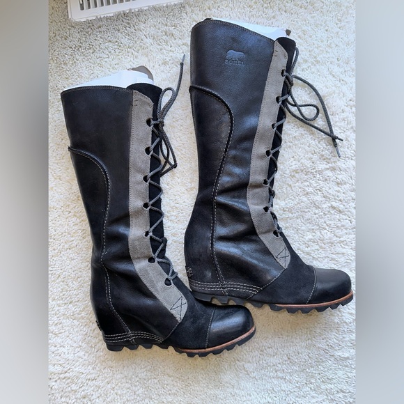 Sorel Cate the Great Wedge Boots 9.5 - Picture 4 of 14